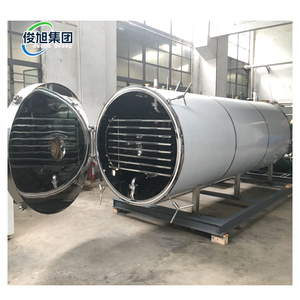 Machine de séchage par congélation pour aliments pour animaux de compagnie |   Écologique |   Marque Junxu |   Type de congélation sous vide |   100-500 Kg/Jour |   ISO 9001 |   Conservateur - Product Image 6