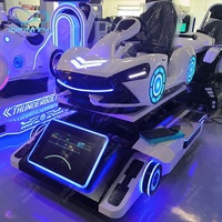 Simulateur de course automobile VR 4D 2026, machine de conduite de karting, équipement d'arcade pour centre de divertissement intérieur FEC