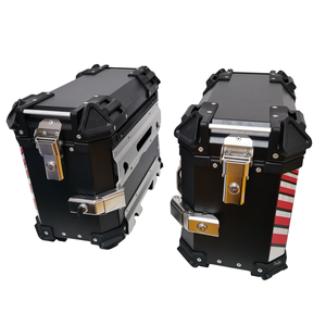 CHASING Factory Boîte latérale de <span class=keywords><strong>moto</strong></span> en aluminium Top Box Cargo Delivery Case avec support en cuir pour sacoches et bagages - Product Image 1