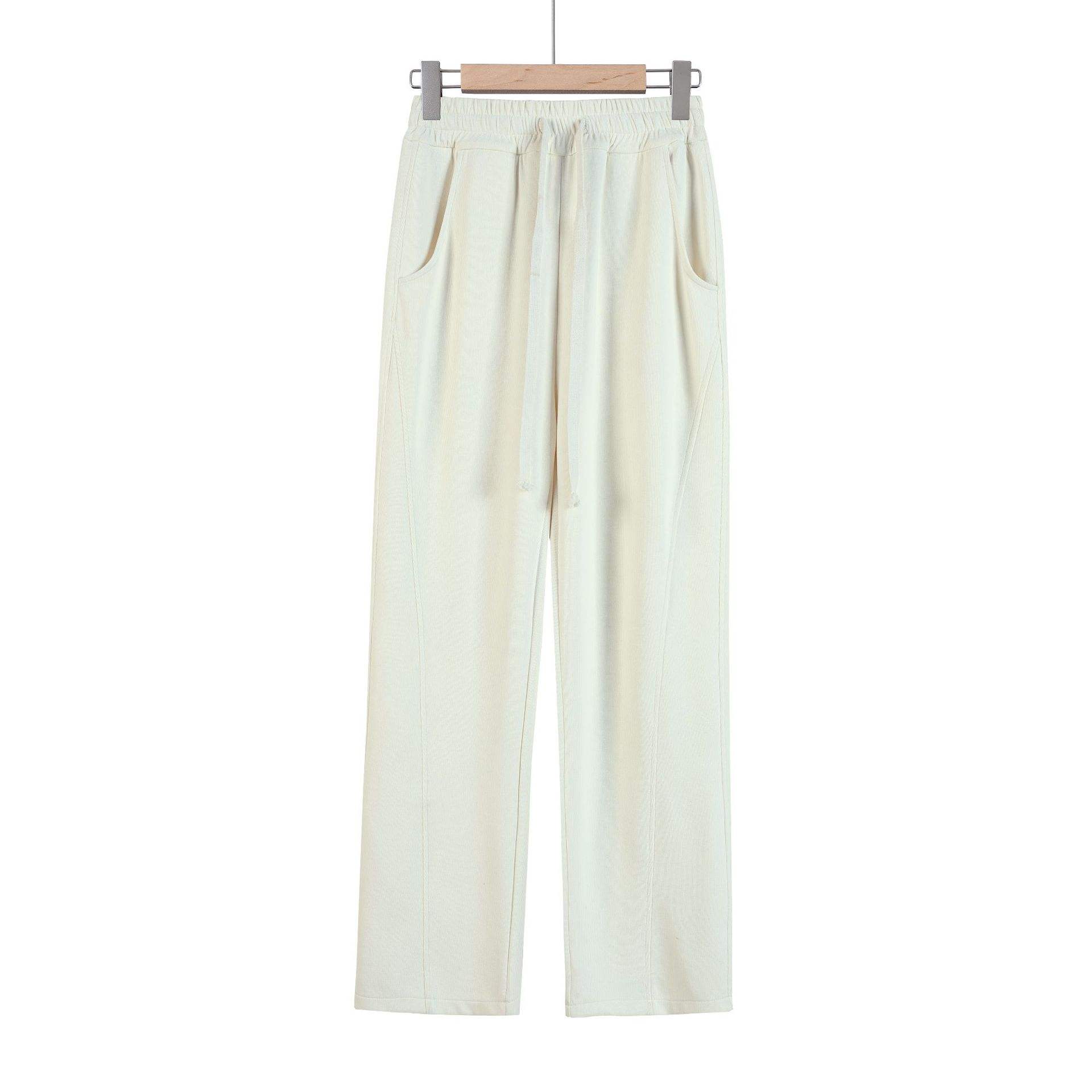 กางเกงสีแอปริคอทนม