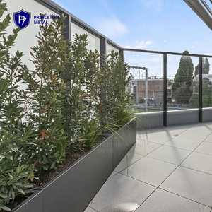 Princeton Kim Loại Đa Năng Kín Nước Thương Mại Bột Tráng Hình Chữ Nhật Nhôm Trồng Hộp Cho Sàn Sau Hoặc Vườn Hoa - Product Image 1