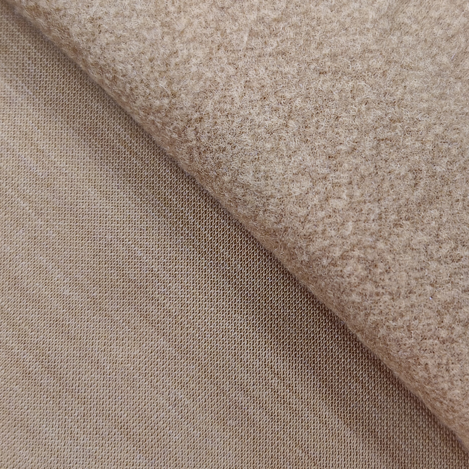 MereSports Soft Organic Merino Wool and Sustainable Nylon Blend Breathable Wicking Knit Fabric With Warm Fleece Good Hand Feel