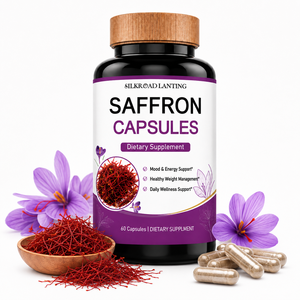 Capsules de Safran en Gros, 60 Comprimés, Complément Alimentaire Naturel au Safran pour l'Énergie, l'Humeur et le Bien-être Quotidien - Product Image 1