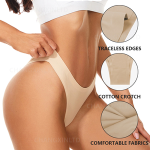 Intimo da Donna di Alta Qualità 2024 Slip Bikini in Spandex Comodi Morbidi Senza Cuciture Sexy <span class=keywords><strong>Brasiliana</strong></span> a Vita Bassa per Donna - Product Image 2