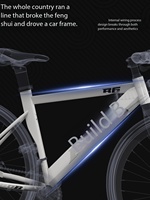 Vélo de Course Adulte en Acier Carbone Haute Performance, 24 Vitesses, Fourche Suspendue pour Gravel, Commuting, Route et Tout-Terrain