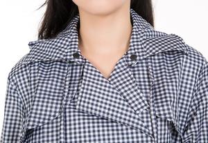 Pôcho de chuva para mulheres, design clássico da moda preto e branco para sol - Product Image 5