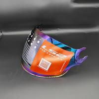 Visière de remplacement et lentille de protection solaire supplémentaire pour casque ouvert LS2 OF562, modèle Airflow Sphere Lux