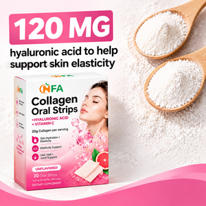 Tiras Orales de Colágeno Más Vendidas con Ácido Hialurónico y Vitamina C, Favorecen la Salud de la Piel, el Cabello, las Uñas y las Articulaciones, Sin Sabor - Product Image 4