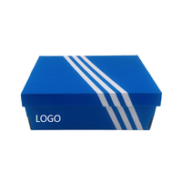 Boîte d'emballage pour chaussures en carton ondulé rigide Ching TA, revêtement UV, gaufrage, laminage mat, matériaux recyclés, tailles personnalisées