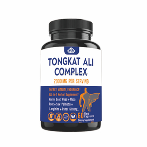OEM Tongkat Ali, Horny Goat Weed, Maca, Ginseng, 9 en 1, Suplemento Herbal para Adultos, Energía, Resistencia, Vitalidad, 60 Cápsulas - Product Image 4