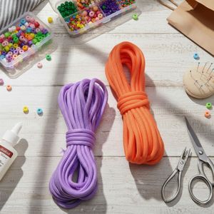 Paracord en nylon multicolore de 5 mm, filé à cœur, résistant à l'usure, pour la fabrication de bijoux DIY, fournitures artisanales, bracelets tressés, matériel pour sacs et cordes - Product Image 3