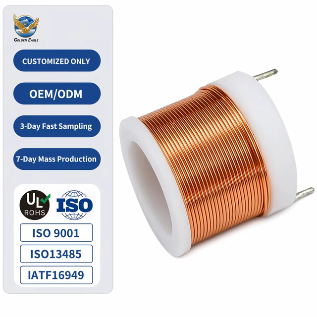 Custom OEM Enameled Copper Wire High Sensitivity Induction Search Sensor Inductor Bobbin Coil for Metal Detector