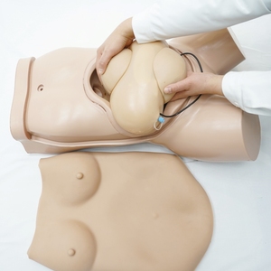 Simulateur d'examen obstétrical STARRY, modèle de formation médicale pour la grossesse, torse en silicone PVC ST1813 - Product Image 1