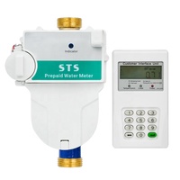 Compteur d'eau intelligent prépayé en laiton IP68 de 15 mm avec système de coupure pour application en appartement OEM
