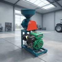 Machine à poudre alimentaire sèche/humide à essence pour la mouture de beurre de noix, pâte de sésame, lait de soja, lait de riz – un moulin à farine pratique