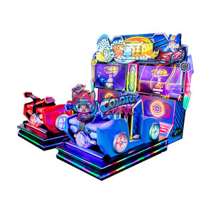Jeu vidéo de course de voitures avec simulation de mouvement, Colorful Park Curves <span class=keywords><strong>Hurricane</strong></span>, pour deux joueurs - Product Image 4