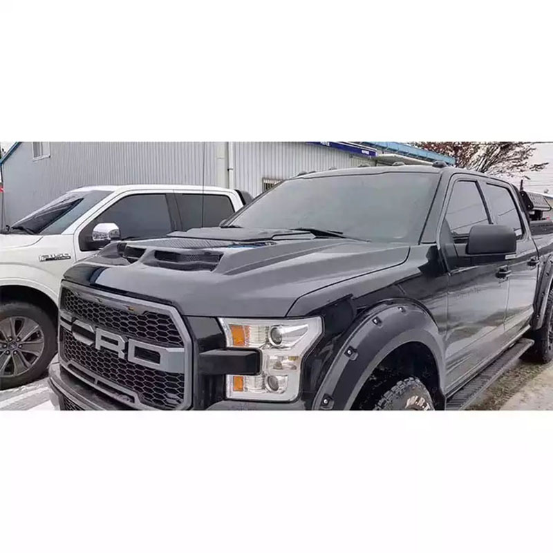 Автомобильный передний вытяжки крышка для FORD F-150 Шелби стиль 2015-2019 головные уборы авто запчасти двигателя передний капот чехлы