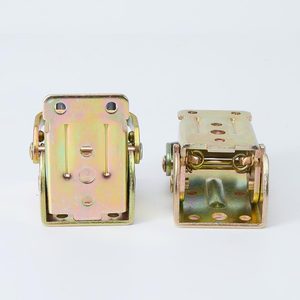 Jinyachuang Hardware <b>Small</b> Self Locking <b>Folding</b> Hinge For <b>Table</b> Chair Legs 4 Hole Cold Rolled Steel Surface Mount Industrial - Product Image 1