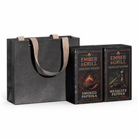 Boîte en métal carrée réutilisable pour sauces, épices et assaisonnements, emballage cadeau personnalisé avec logo, boîte à épices vide