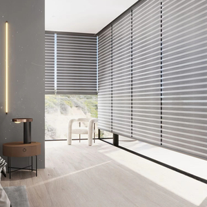 Persianas de cebra transparentes de transición para sala de estar, oficina o <span class=keywords><strong>comedor</strong></span> con acabado elegante y fácil instalación de montaje - Product Image 1