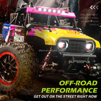 C8805 Thunder God Véhicule RC tout-terrain brushless à l'échelle 1/16, 70 km/h, haute vitesse, 4x4, camion d'escalade avec éclairage, en métal, prêt à l'emploi