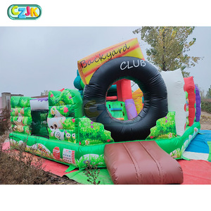 Cầu Trượt Chủ Đề Hoạt Hình Thành Phố Vui Nhộn Bơm Hơi Cầu Trượt Công Viên Giải Trí Bơm Hơi Ngoài Trời Cho Trẻ Em Trong Nhà Sân Chơi Bơm Hơi - Product Image 2