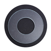 Verre ultra-transparent, bord poli, verre perforé, verre trempé de 3 mm, luminaire circulaire LED