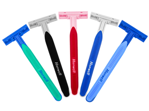 B310GL meilleure vente triple trois 3 lame <span class=keywords><strong>rasoir</strong></span> <span class=keywords><strong>rasoir</strong></span> jetable avec bande lubrifiante <span class=keywords><strong>pour</strong></span> homme et <span class=keywords><strong>femme</strong></span> OEM acceptable - Product Image 3