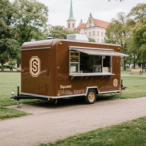 2025 Concession Barbecue Trailer Fully Equipped <b>Kitchen</b> Vintage Truck Icecream Food Wagon For Sale United States - Product Image 6