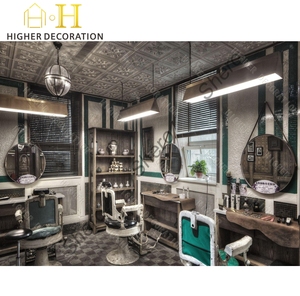 Muebles de Salón de Belleza Personalizados, Mueble de Peluquería Moderno, Conjunto de Muebles para Salón, Vitrina, Estación de Belleza, Diseño de Interiores - Product Image 4