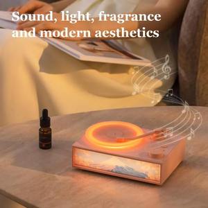 Diffuseur d'huiles essentielles portable, lumière nocturne, haut-parleurs avec lampe de table illuminée, peinture, lecteur <span class=keywords><strong>sans</strong></span> <span class=keywords><strong>fil</strong></span>, haut-parleur - Product Image 2