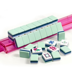 Tablero de Mahjong Acrílico Lucite de 4 Capas, Diseño Moderno y Lujoso Hecho a Mano, para Juegos de Fiesta - Product Image 1