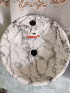 Soporte de <span class=keywords><strong>lavabo</strong></span> económico para sanitarios, <span class=keywords><strong>lavabo</strong></span> de <span class=keywords><strong>pedestal</strong></span> redondo de cerámica de una pieza para baños - Product Image 4