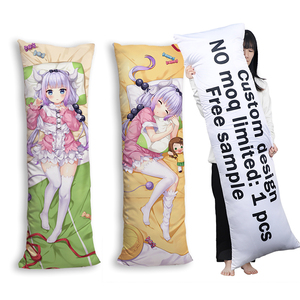 Oreiller <span class=keywords><strong>de</strong></span> corps en velours doux Dakimakura étuis personnalisés sexe 180 cm Anime taie d'oreiller 3d dakimakura photo personnage dakimakura - Product Image 2