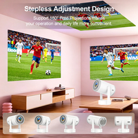 Projecteur portable Android ODM OEM sans fil BT WIFI YouTube TV Vidéo Film 1080p Home Cinéma Publicitaire