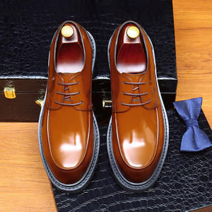 Nouvelles Chaussures Oxford en Cuir Imperméables Artisanales de Luxe Décontractées Britanniques pour Hommes – Idéales pour Mariage, Bureau et Tenues Professionnelles - Product Image 4