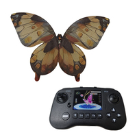 Drone papillon bionique télécommandé 2,4 GHz à 9 canaux, jouet papillon volant de 72 cm avec lumière, jouet d'avion RC pour adolescents et adultes