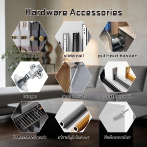 <span class=keywords><strong>Meuble</strong></span> de rangement à chaussures étroit Ousong pour entrée, salon ou couloir, avec finition en bois et finition huilée - Product Image 3