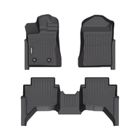 Tapis de sol toutes saisons sur mesure GINOWY pour Ford Ranger 2024-2025, antidérapants, imperméables, en TPE, accessoires