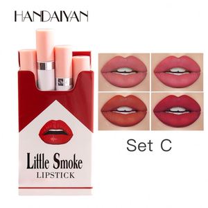 Juego <span class=keywords><strong>de</strong></span> Lápiz Labial <span class=keywords><strong>de</strong></span> Cigarrillo Handaiyan 2024, 4 Colores Mate, Larga Duración, Resistente al Agua, Tubo <span class=keywords><strong>de</strong></span> Lápiz Labial con Caja <span class=keywords><strong>de</strong></span> Cigarrillos, <span class=keywords><strong>Labios</strong></span> Rojos Desnudos - Product Image 6