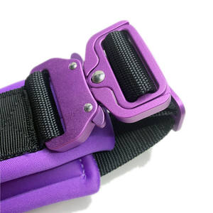 犬用耐久性のある金属製バックル付きファッション犬用首輪ライターソフトパッド入り戦術犬用ハーネス - Product Image 3