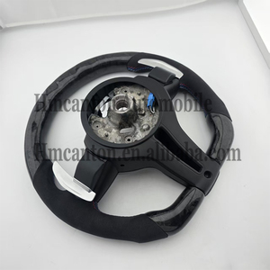 Volante de Fibra de Carbono Forjado de Alta Calidad con Alcántara para BMW Serie 3 4 5 F10 F30 F90 F01 F02 F12 F13 - Product Image 5