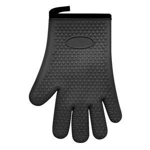 Hot Selling 5 Fingers Thicken Heat Resistant <b>Silicone</b> Grill Glove for Kitchen - Product Image 3