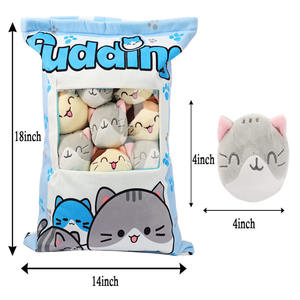Regalos de Peluche, Almohada de Felpa de Algodón para Niñas, 8 Lindas Almohadas de Peluche de Gato, Almohada Decorativa - Product Image 2