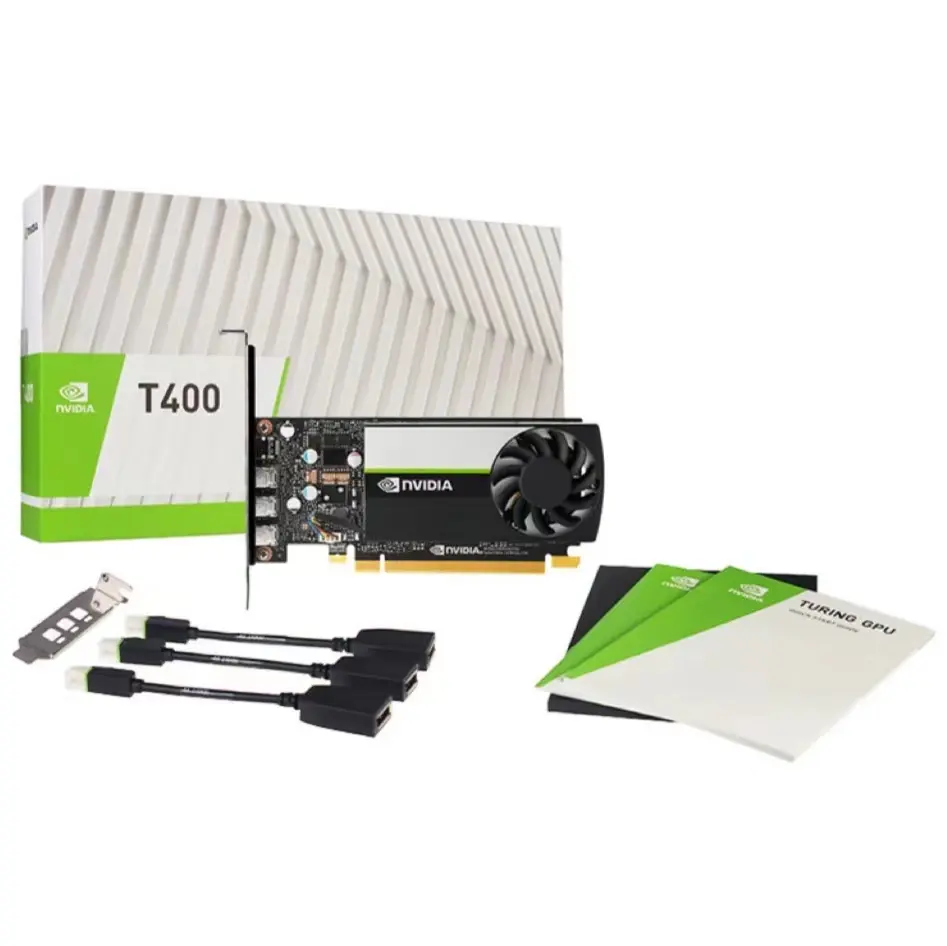 NVIDIA-tarjeta gráfica Quad T400 2G, 4GB, GDDR5, 128 bits, 3,0 PCI Express X16