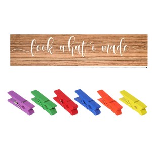 Nuevos clips de madera para fotos de pared para restaurantes, bares, fiestas, bodas y decoración del hogar. - Product Image 5