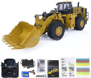 Katolite K988-100S logam penuh hidrolik bulldoser 1/14 Brushless Hydrualics roda konstruksi Loader - Product Image 6