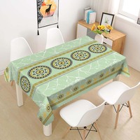 Nappe Imperméable à Motifs Rectangulaire Décorative pour la Maison, la Salle à Manger et la Cuisine