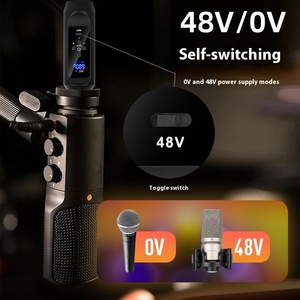 (<span class=keywords><strong>Granada</strong></span> de mano inalámbrica) Receptor transmisor de micrófono-Instrumento con cable/Condensador/Micrófono dinámico a convertidor universal inalámbrico - Product Image 2