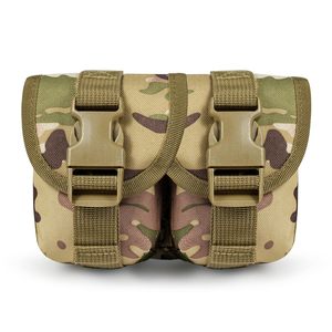 Pochettes tactiques-Pochette à <span class=keywords><strong>grenade</strong></span> double <span class=keywords><strong>frag</strong></span>, sacs à outils Molle EDC - Product Image 3